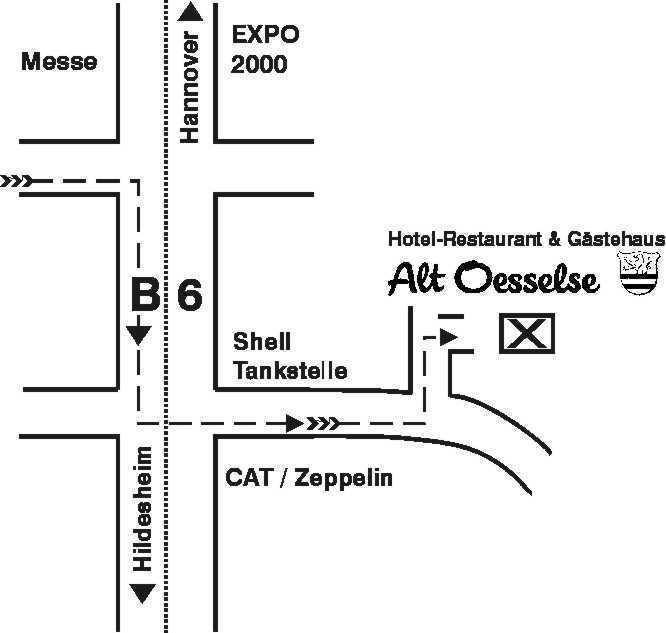 Hotel Alt Oesselse Sarstedt Dış mekan fotoğraf